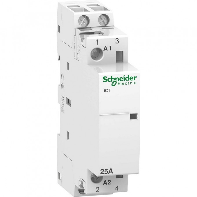 Модульный контактор SCHNEIDER ELECTRIC ACTI9 iCT25A 2НО 230/240В АС 50ГЦ A9C20732 Модульный контактор SCHNEIDER ELECTRIC ACTI9 iCT25A 2НО 230/240В АС 50ГЦ A9C20732
