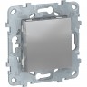 Переключатель 1-клавишный SCHNEIDER ELECTRIC UNICA NEW, сх. 6, 10 AX, 250 В, алюминий NU520330