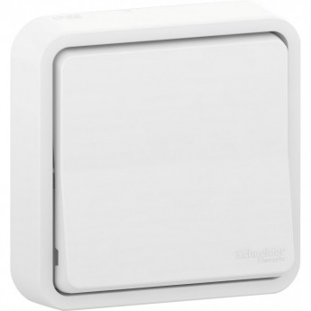 Переключатель SCHNEIDER ELECTRIC MUREVA S 1-клавишный, в сборе, С/У сх.6, белый, IP55