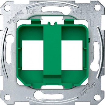 Плата опорная SCHNEIDER ELECTRIC MERTEN д/модульного разъема, ЗЕЛЕНЫЙ, SM