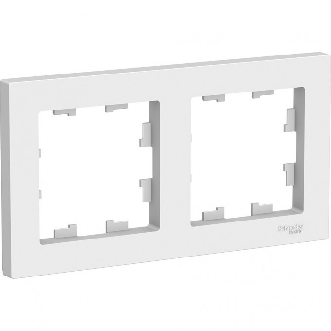 Рамка 2-постовая SCHNEIDER ELECTRIC ATLASDESIGN белый ATN000102