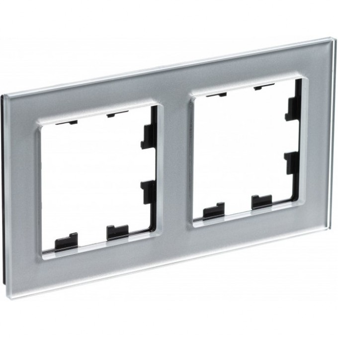Рамка 2-постовая SCHNEIDER ELECTRIC ATLASDESIGN NATURE, органическое стекло алюминий ATN320302 Рамка 2-постовая SCHNEIDER ELECTRIC ATLASDESIGN NATURE, органическое стекло алюминий ATN320302