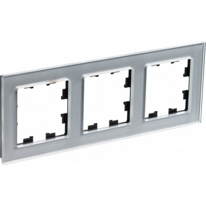 Рамка 3-постовая SCHNEIDER ELECTRIC ATLASDESIGN NATURE, органическое стекло алюминий ATN320303 Рамка 3-постовая SCHNEIDER ELECTRIC ATLASDESIGN NATURE, органическое стекло алюминий ATN320303