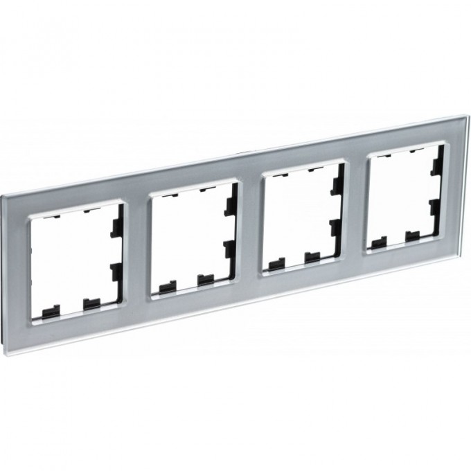 Рамка 4-постовая SCHNEIDER ELECTRIC ATLASDESIGN NATURE, органическое стекло алюминий ATN320304 Рамка 4-постовая SCHNEIDER ELECTRIC ATLASDESIGN NATURE, органическое стекло алюминий ATN320304