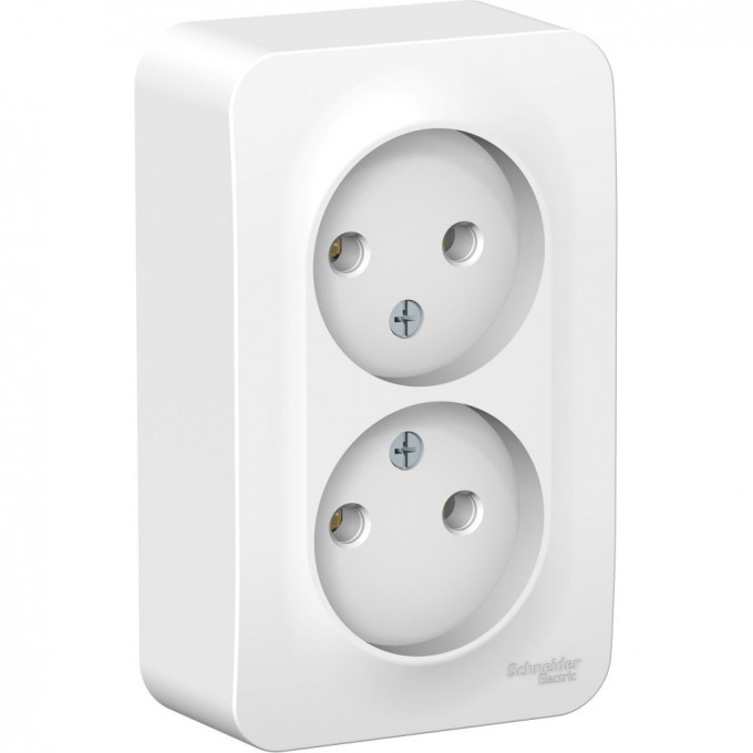 Розетка двойная SCHNEIDER ELECTRIC BLANCA без заземления, без шторок, 16А, 250В, белый BLNRA000201 Розетка двойная SCHNEIDER ELECTRIC BLANCA без заземления, без шторок, 16А, 250В, белый BLNRA000201