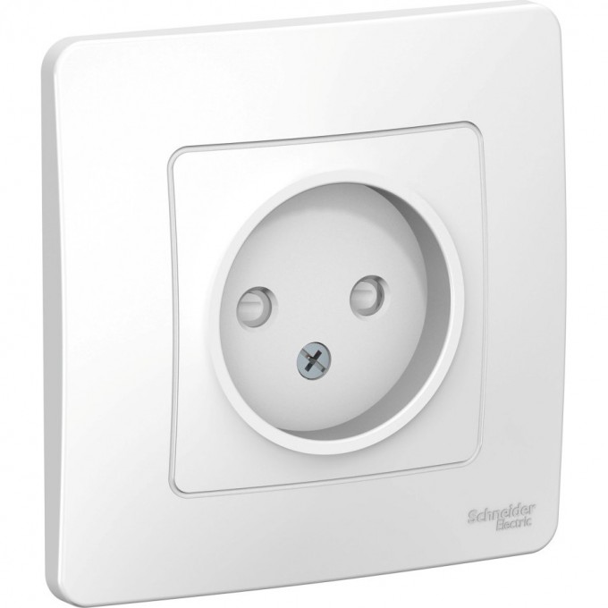 Розетка одинарная SCHNEIDER ELECTRIC BLANCA без заземления, со шторками, 16А, 250В, БЕЛЫЙ BLNRS000111 Розетка одинарная SCHNEIDER ELECTRIC BLANCA без заземления, со шторками, 16А, 250В, БЕЛЫЙ BLNRS000111
