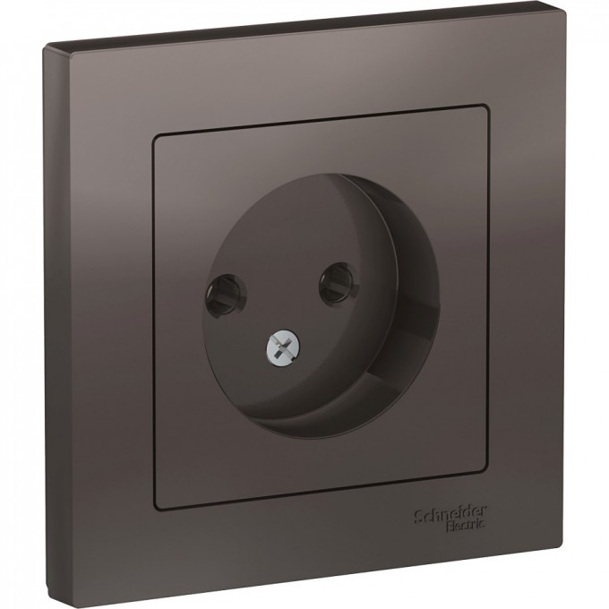 Розетка SCHNEIDER ELECTRIC ATLASDESIGN без заземления, в сборе, мокко ATN000640 Розетка SCHNEIDER ELECTRIC ATLASDESIGN без заземления, в сборе, мокко ATN000640