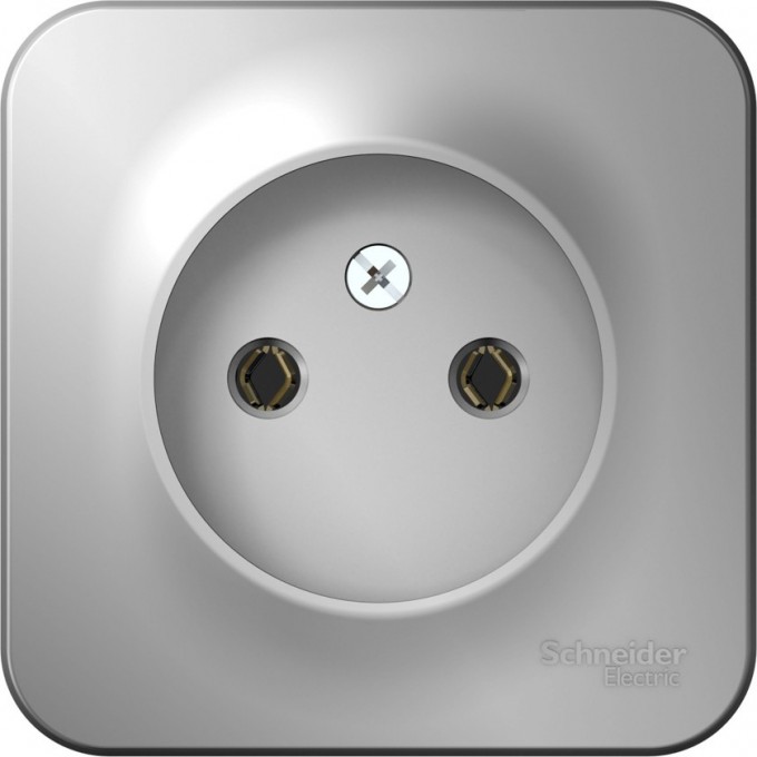 Розетка SCHNEIDER ELECTRIC BLANCA без заземления без шторок, 16А, 250В, алюминий BLNRA000103 Розетка SCHNEIDER ELECTRIC BLANCA без заземления без шторок, 16А, 250В, алюминий BLNRA000103