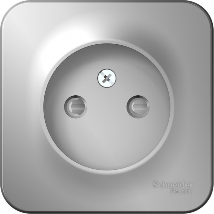Розетка SCHNEIDER ELECTRIC BLANCA без заземления, со шторкой, с изолирующей пластиной, 16А, 250В, алюминий BLNRA001113 Розетка SCHNEIDER ELECTRIC BLANCA без заземления, со шторкой, с изолирующей пластиной, 16А, 250В, алюминий BLNRA001113