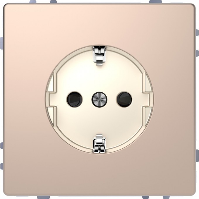 Розетка SCHNEIDER ELECTRIC MERTEN D-LIFE 16А, с заземлением и шторками, шампань MTN2300-6051 Розетка SCHNEIDER ELECTRIC MERTEN D-LIFE 16А, с заземлением и шторками, шампань MTN2300-6051