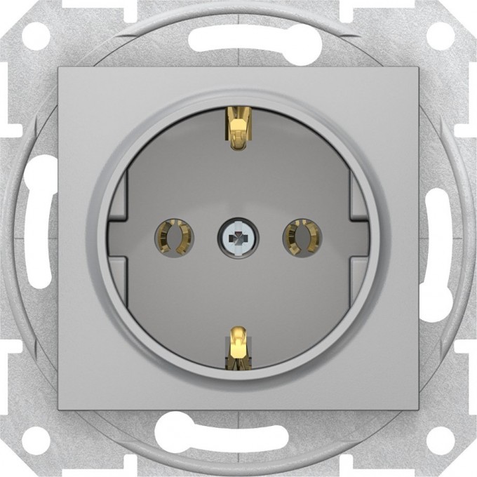 Розетка SCHNEIDER ELECTRIC SEDNA с зазем. конт., без защит. шторок, 16А, 250В, алюминий SDN3000560 Розетка SCHNEIDER ELECTRIC SEDNA с зазем. конт., без защит. шторок, 16А, 250В, алюминий SDN3000560