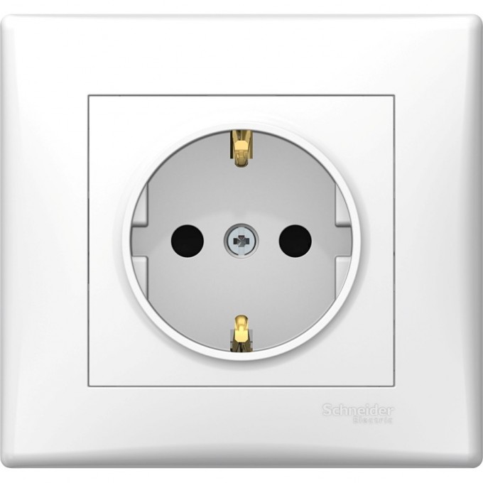 Розетка SCHNEIDER ELECTRIC SEDNA с заземлением, со шторкой, в сборе (в упак. 5 шт.), белый SDN3009121 Розетка SCHNEIDER ELECTRIC SEDNA с заземлением, со шторкой, в сборе (в упак. 5 шт.), белый SDN3009121