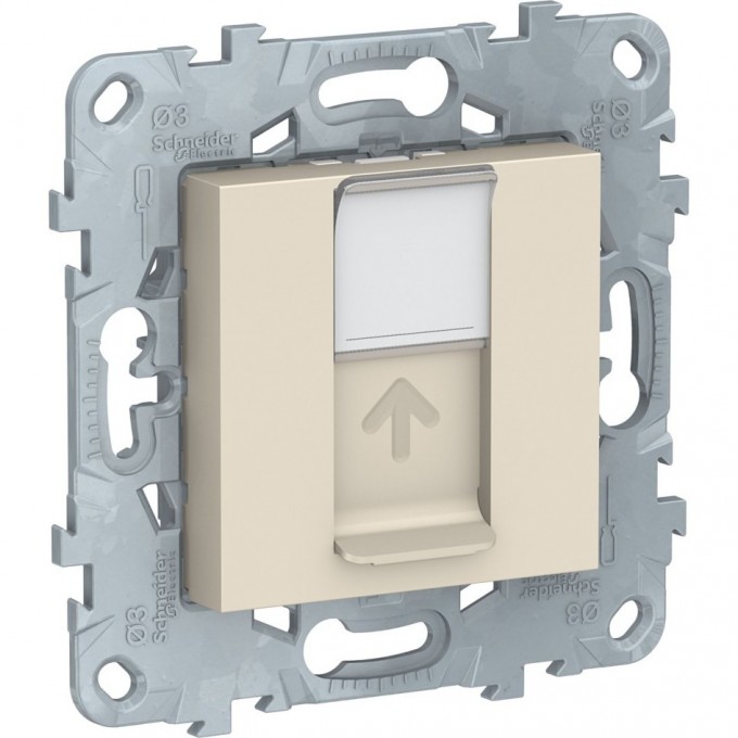 Розетка SCHNEIDER ELECTRIC UNICA NEW с заземлением, со шторками, с крышкой, 16 А, 250 В, IP21, антрацит NU541554 Розетка SCHNEIDER ELECTRIC UNICA NEW с заземлением, со шторками, с крышкой, 16 А, 250 В, IP21, антрацит NU541554