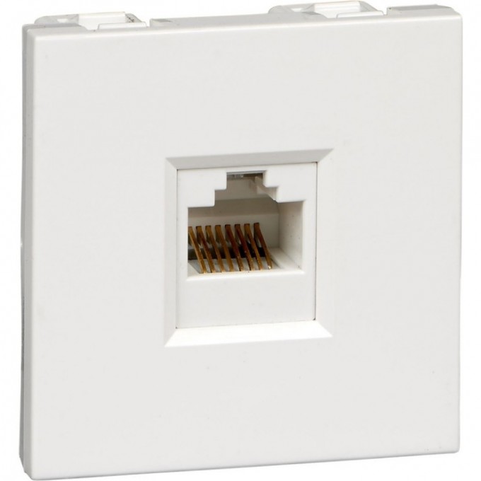 Розетка SCHNEIDER ELECTRIC W45 1XRJ45 CAT.5E формат 45Х22,5 белая RAL 9010 RIN-145K5E-BE Розетка SCHNEIDER ELECTRIC W45 1XRJ45 CAT.5E формат 45Х22,5 белая RAL 9010 RIN-145K5E-BE
