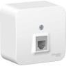 Розетка телефонная SCHNEIDER ELECTRIC BLANCA RJ11, с изолирующей пластиной, БЕЛЫЙ BLNIA011001