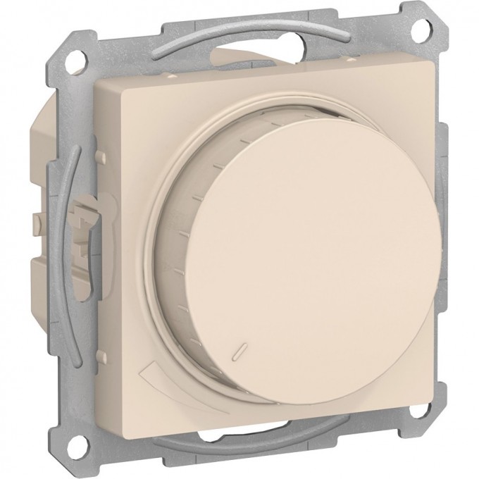 Светорегулятор (диммер) SCHNEIDER ELECTRIC ATLASDESIGN, поворотно-нажимной, LED, RC, 315Вт, механизм, БЕЖЕВЫЙ ATN000234 Светорегулятор (диммер) SCHNEIDER ELECTRIC ATLASDESIGN, поворотно-нажимной, LED, RC, 315Вт, механизм, БЕЖЕВЫЙ ATN000234