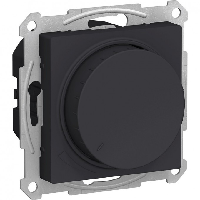 Светорегулятор (диммер) SCHNEIDER ELECTRIC ATLASDESIGN, поворотно-нажимной, LED, RC, 315Вт, механизм, карбон ATN001034 Светорегулятор (диммер) SCHNEIDER ELECTRIC ATLASDESIGN, поворотно-нажимной, LED, RC, 315Вт, механизм, карбон ATN001034
