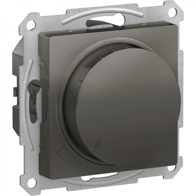Светорегулятор (диммер) SCHNEIDER ELECTRIC ATLASDESIGN, поворотно-нажимной, LED, RC, 315Вт, механизм, сталь ATN000934 Светорегулятор (диммер) SCHNEIDER ELECTRIC ATLASDESIGN, поворотно-нажимной, LED, RC, 315Вт, механизм, сталь ATN000934