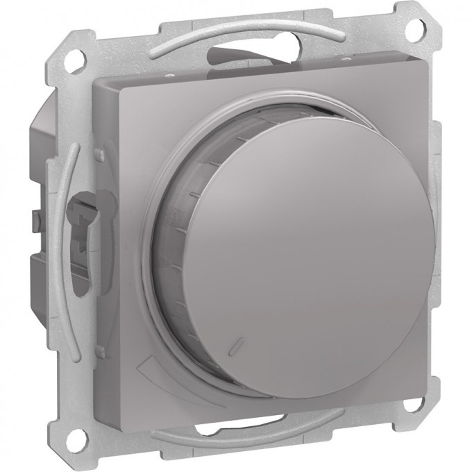 Светорегулятор (диммер) SCHNEIDER ELECTRIC ATLASDESIGN, поворотно-нажимной, LED, RC, 630Вт, механизм, алюминий ATN000336 Светорегулятор (диммер) SCHNEIDER ELECTRIC ATLASDESIGN, поворотно-нажимной, LED, RC, 630Вт, механизм, алюминий ATN000336