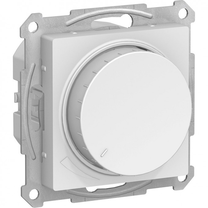 Светорегулятор (диммер) SCHNEIDER ELECTRIC ATLASDESIGN, поворотно-нажимной, LED, RC, 630Вт, механизм, белый ATN000136 Светорегулятор (диммер) SCHNEIDER ELECTRIC ATLASDESIGN, поворотно-нажимной, LED, RC, 630Вт, механизм, белый ATN000136