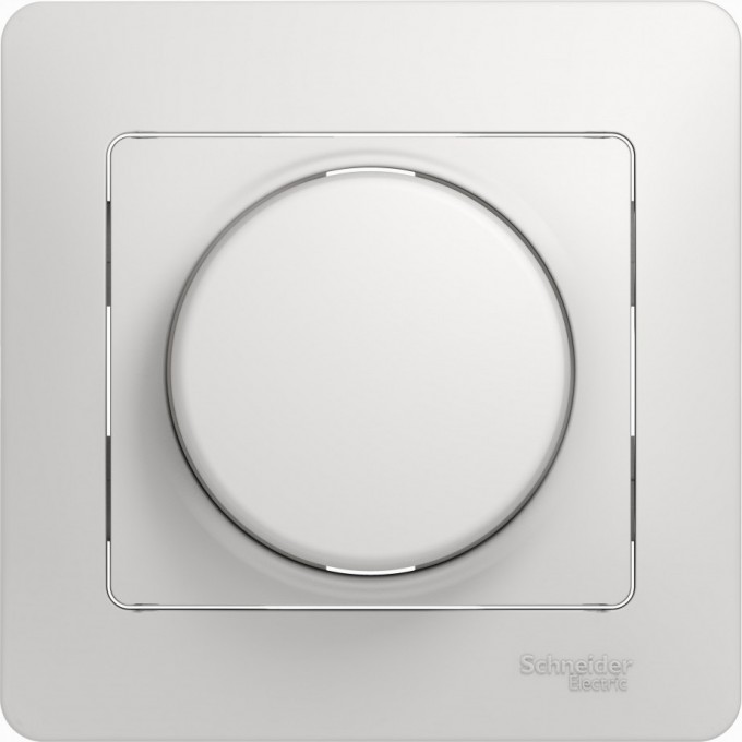 Светорегулятор (диммер) SCHNEIDER ELECTRIC GLOSSA, поворотно-нажимной, LED, RC, 630Вт, в сборе, белый GSL000137 Светорегулятор (диммер) SCHNEIDER ELECTRIC GLOSSA, поворотно-нажимной, LED, RC, 630Вт, в сборе, белый GSL000137