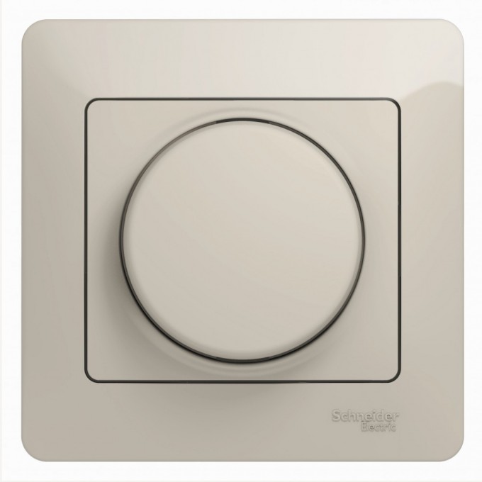 Светорегулятор (диммер) SCHNEIDER ELECTRIC GLOSSA, поворотно-нажимной, LED, RC, 630Вт, в сборе, молочный GSL000937 Светорегулятор (диммер) SCHNEIDER ELECTRIC GLOSSA, поворотно-нажимной, LED, RC, 630Вт, в сборе, молочный GSL000937
