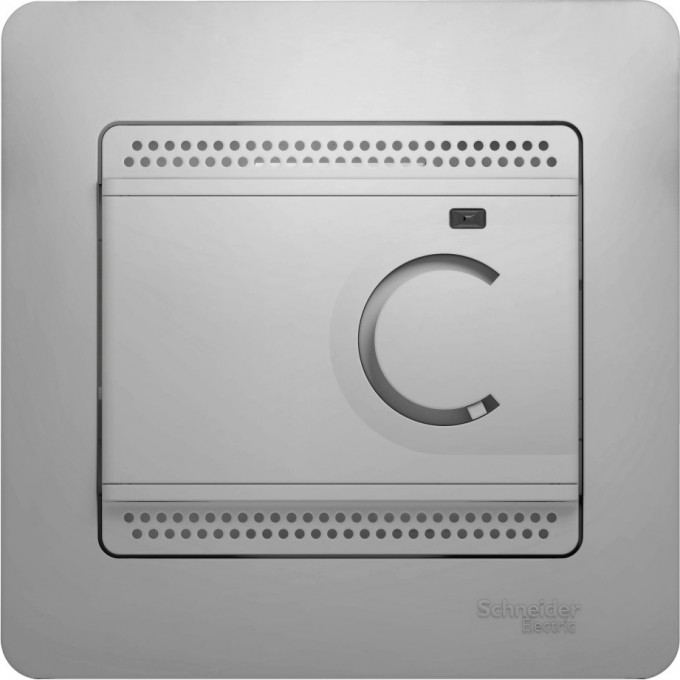 Термостат электрический SCHNEIDER ELECTRIC GLOSSA теплого пола с датчиком,от+5до+50°C,10A,в сборе, АЛЮМИНИЙ GSL000338 Термостат электрический SCHNEIDER ELECTRIC GLOSSA теплого пола с датчиком,от+5до+50°C,10A,в сборе, АЛЮМИНИЙ GSL000338