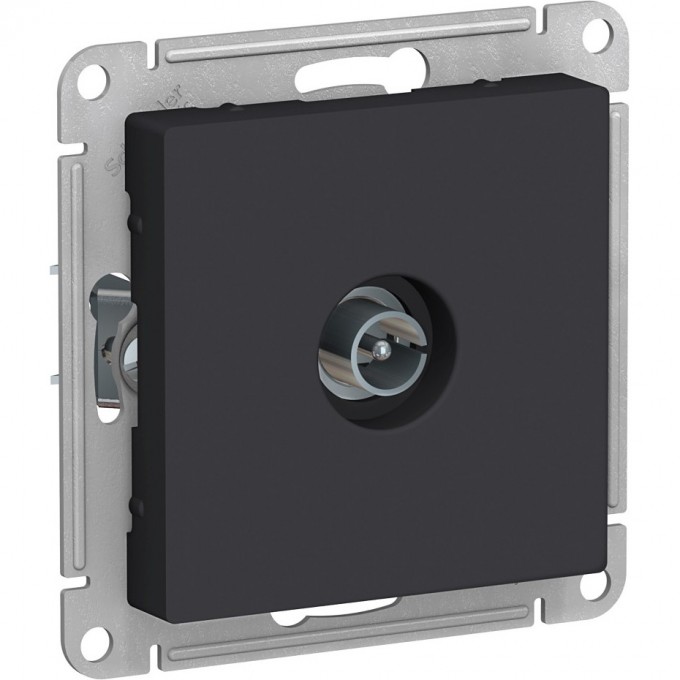 ТВ розетка SCHNEIDER ELECTRIC ATLASDESIGN коннектор, механизм, карбон ATN001093 ТВ розетка SCHNEIDER ELECTRIC ATLASDESIGN коннектор, механизм, карбон ATN001093