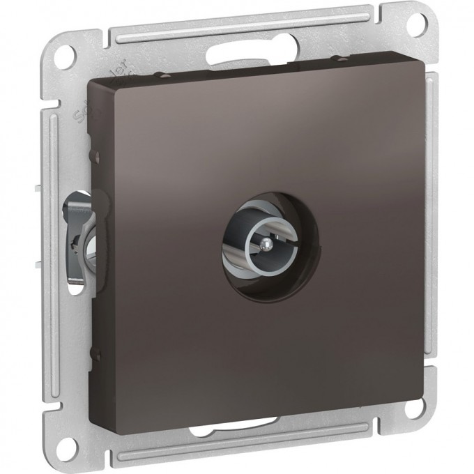 ТВ розетка SCHNEIDER ELECTRIC ATLASDESIGN коннектор, механизм, мокко ATN000693 ТВ розетка SCHNEIDER ELECTRIC ATLASDESIGN коннектор, механизм, мокко ATN000693