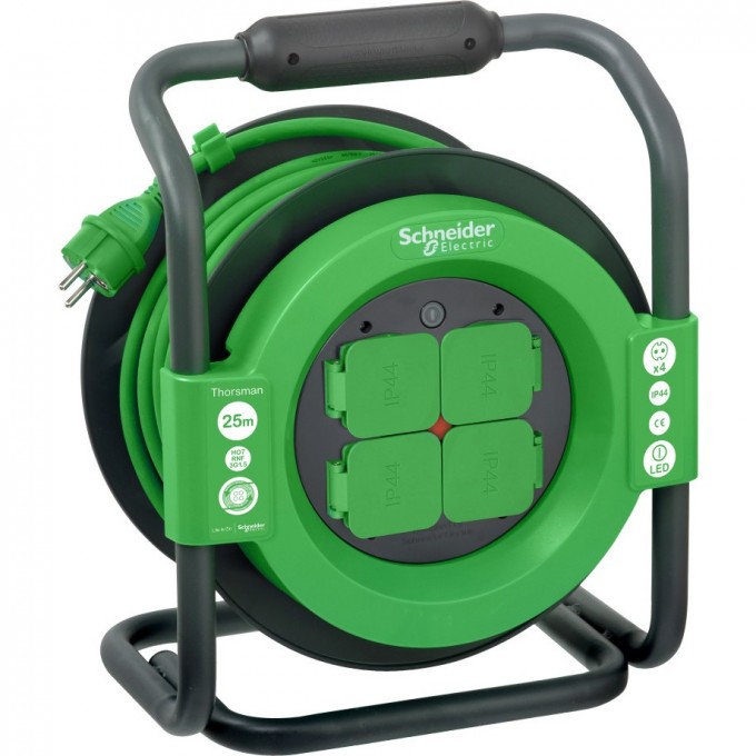 Удлинитель катушечный SCHNEIDER ELECTRIC THORSMAN 4 роз 25м 3х1.5 IP44 IMT33147 Удлинитель катушечный SCHNEIDER ELECTRIC THORSMAN 4 роз 25м 3х1.5 IP44 IMT33147