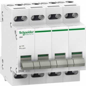 Выключатель нагрузки SCHNEIDER ELECTRIC ACTI 9 iSW 4П 20A