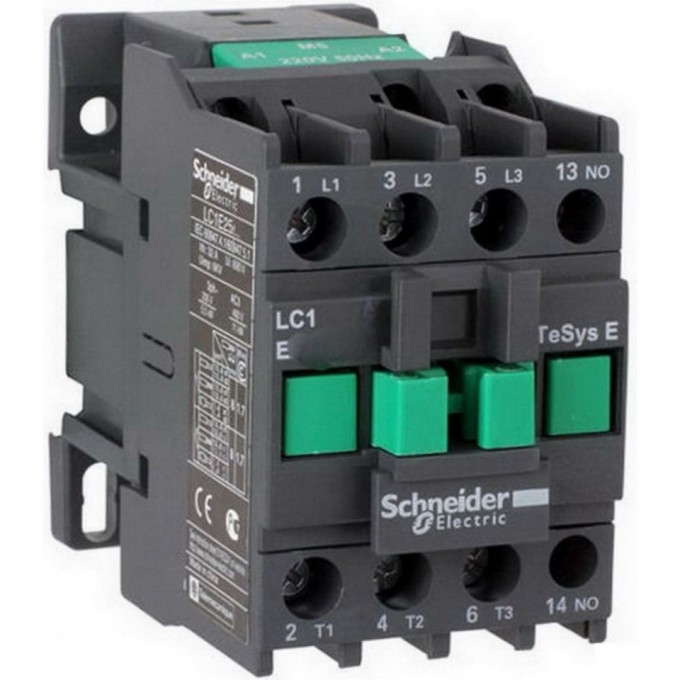 Контактор SCHNEIDER ELECTRIC EASYPACT TVS 1НЗ 25А 400В AC3 110В 50ГЦ LC1E2501F5 Контактор SCHNEIDER ELECTRIC EASYPACT TVS 1НЗ 25А 400В AC3 110В 50ГЦ LC1E2501F5