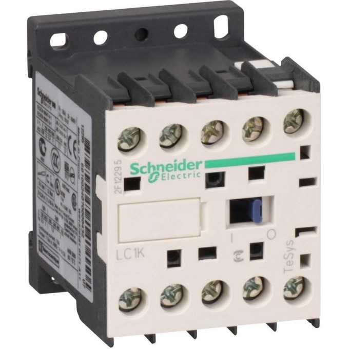 Контактор SCHNEIDER ELECTRIC TESYS K 3P,9 A,НО,220V 50/60 ГЦ, винтовой зажим LC1K0910M7 Контактор SCHNEIDER ELECTRIC TESYS K 3P,9 A,НО,220V 50/60 ГЦ, винтовой зажим LC1K0910M7