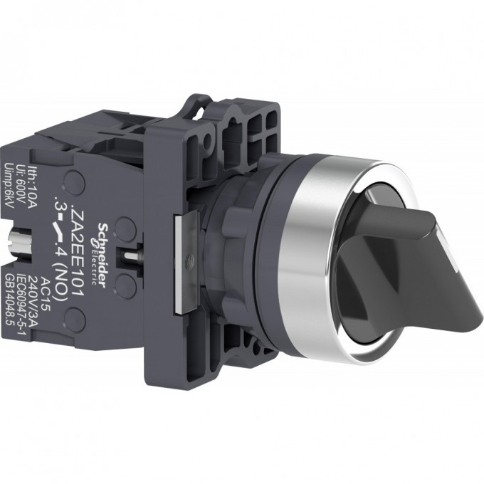 Переключатель в сборе SCHNEIDER ELECTRIC HARMONY EASY XA2, короткая ручка, 3 позиции с фиксацией, 2НО XA2ED33 Переключатель в сборе SCHNEIDER ELECTRIC HARMONY EASY XA2, короткая ручка, 3 позиции с фиксацией, 2НО XA2ED33