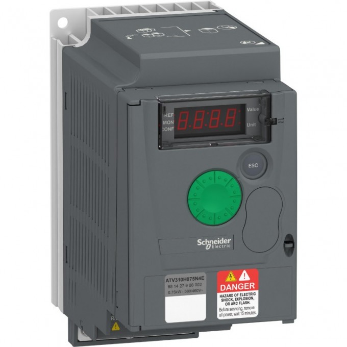 Преобразователь частоты SCHNEIDER ELECTRIC ALTIVAR 310 0,75кВт 380В 3ф ATV310H075N4E