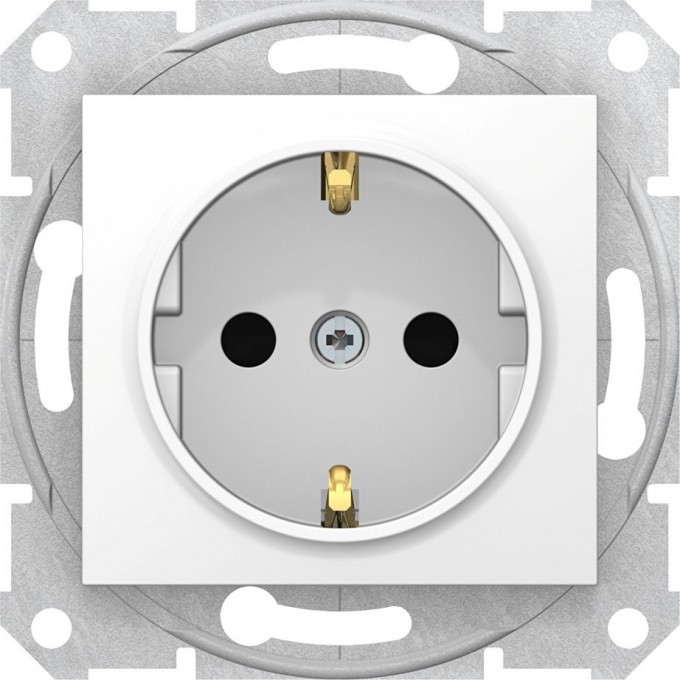 Розетка SCHNEIDER ELECTRIC SEDNA с зазем. конт., с защит. шторками, белый SDN3000121 Розетка SCHNEIDER ELECTRIC SEDNA с зазем. конт., с защит. шторками, белый SDN3000121