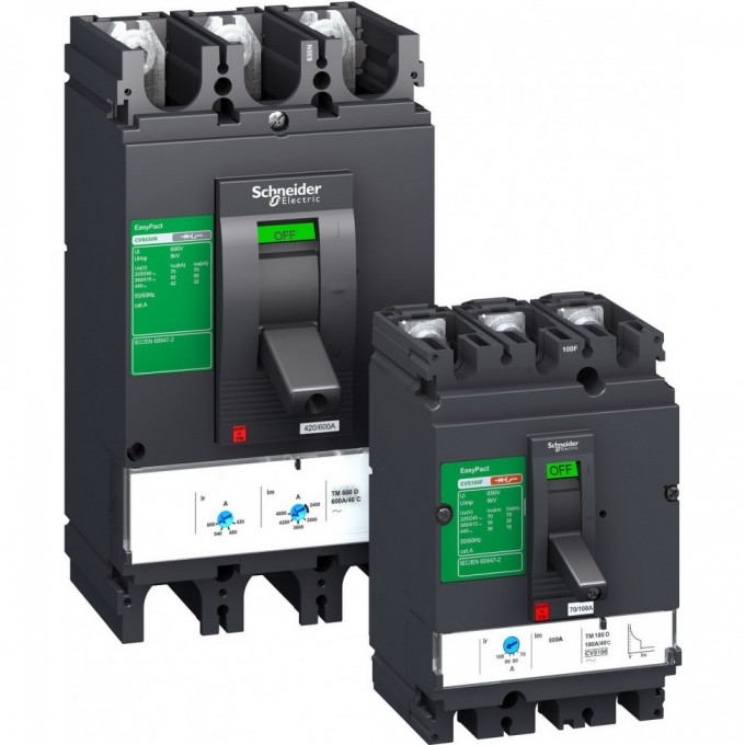 3 алюминиевые клеммы SCHNEIDER ELECTRIC EASYPACT +Р АЗД.ПОЛ.(2X50-120ММ2) <250A LV429218