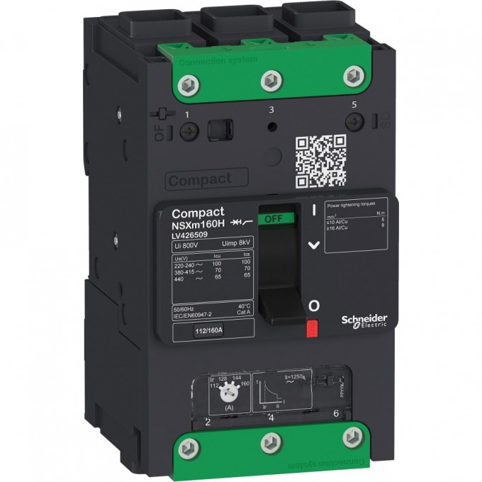 Автоматический выключатель 3P SCHNEIDER ELECTRIC COMPACT NSXm 16kA TM80D Elink LV426106