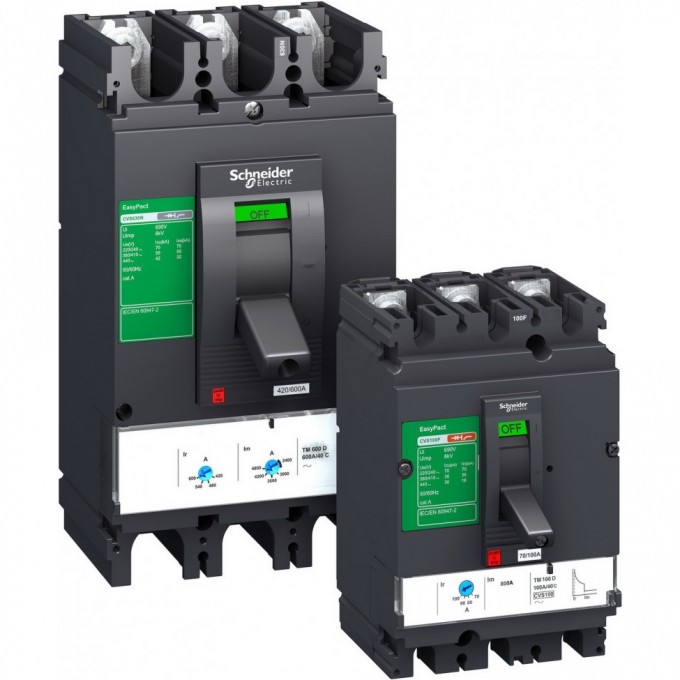 Автоматический выключатель SCHNEIDER ELECTRIC EASYPACT 3П CVS100N 50КА TM16D LV510470