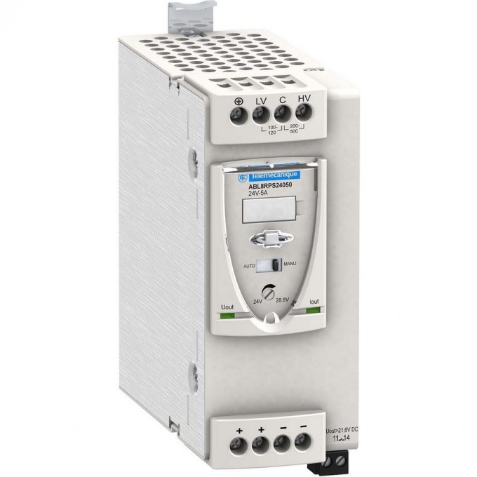 Блок питания универсальный SCHNEIDER ELECTRIC MODICON 1-фазный 24В 5A ABL8RPS24050