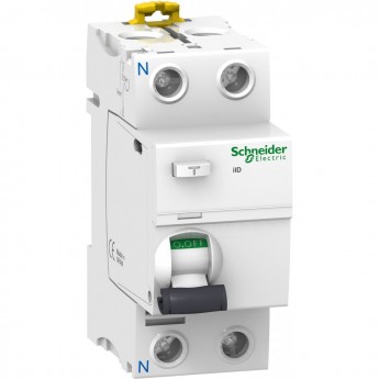 Дифференциальный выключатель (УЗО) SCHNEIDER ELECTRIC ACTI 9 iID 2П 63A 30mA A-ТИП