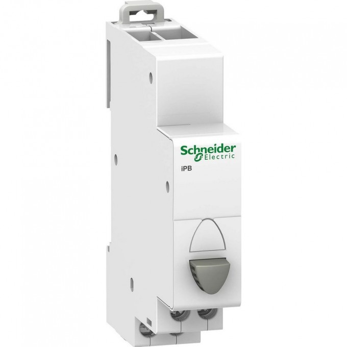 Кнопка управления SCHNEIDER ELECTRIC ACTI9 iPB серая 1НО A9E18032