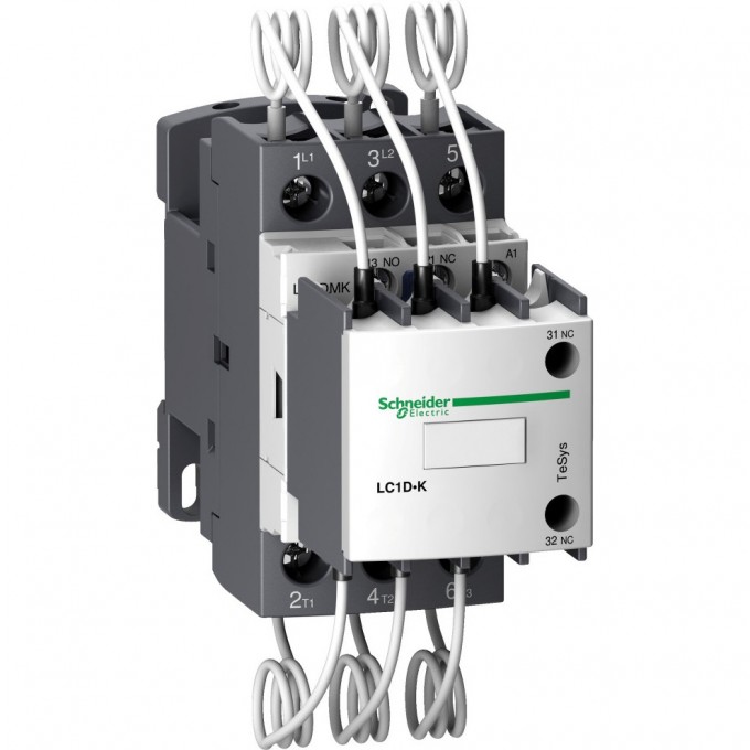 Контактор для коммутации конденсаторных батарей SCHNEIDER ELECTRIC TESYS 220V50ГЦ,25kVAR LC1DMKM7 Контактор для коммутации конденсаторных батарей SCHNEIDER ELECTRIC TESYS 220V50ГЦ,25kVAR LC1DMKM7