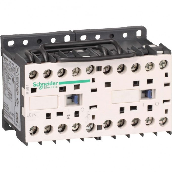 Контактор реверсивный SCHNEIDER ELECTRIC TESYS K 3P,9 A,НО,220V 50/60 ГЦ, механическая блокировка, винтовой зажим LC2K0910M7 Контактор реверсивный SCHNEIDER ELECTRIC TESYS K 3P,9 A,НО,220V 50/60 ГЦ, механическая блокировка, винтовой зажим LC2K0910M7