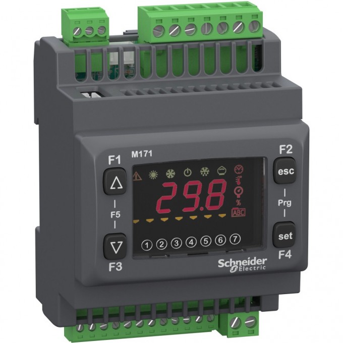 Контроллер SCHNEIDER ELECTRIC MODICON ПЛК М171 дисплей 14 I/O Modbus VAC TM171ODM14R