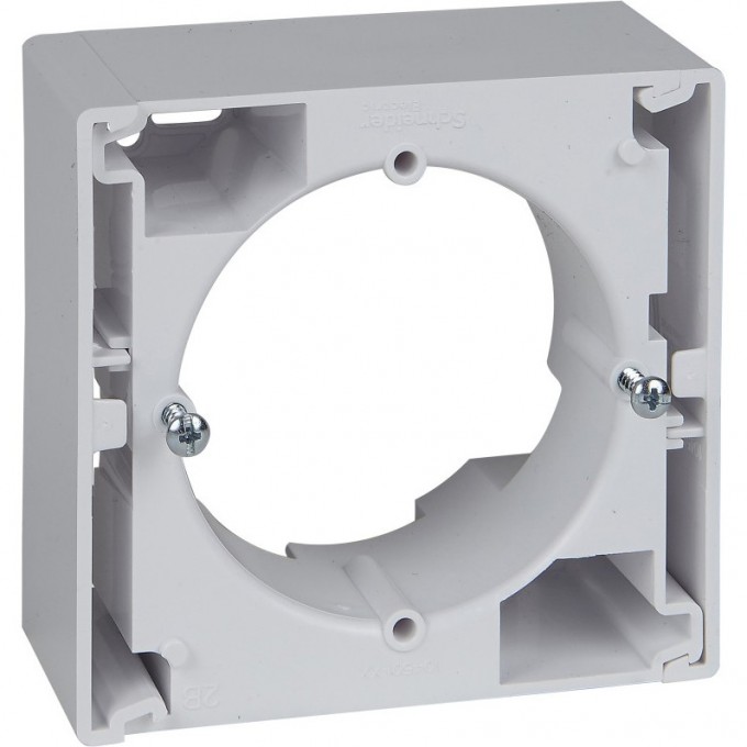 Коробка для наружного монтажа SCHNEIDER ELECTRIC SEDNA, одиночная, БЕЛЫЙ SDN6100121 Коробка для наружного монтажа SCHNEIDER ELECTRIC SEDNA, одиночная, БЕЛЫЙ SDN6100121