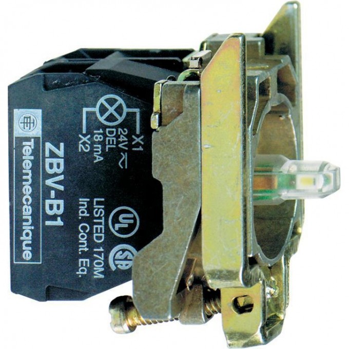 Корпус кнопки 22мм SCHNEIDER ELECTRIC HARMONY 24В с подсветкой ZB4BW0B31 Корпус кнопки 22мм SCHNEIDER ELECTRIC HARMONY 24В с подсветкой ZB4BW0B31