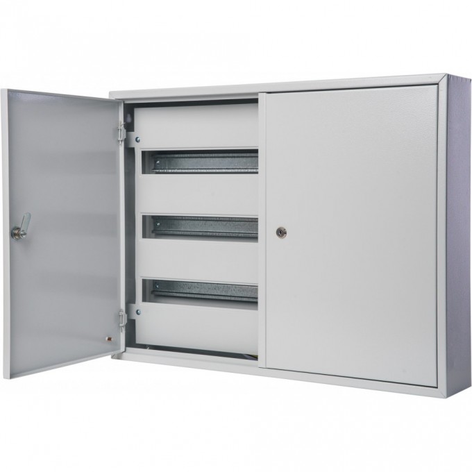 Корпус металлический навесной двудверный DEKRAFT 520х685х120, 90 мод., IP31 30209DEK Корпус металлический навесной двудверный DEKRAFT 520х685х120, 90 мод., IP31 30209DEK