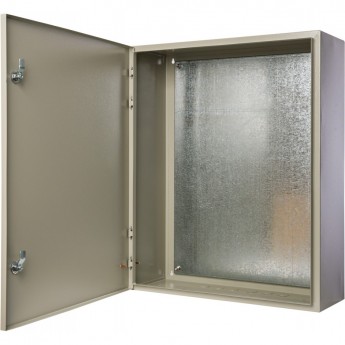 Корпус металлический навесной с монтажной панелью DEKRAFT, 800х650х250, IP31, Щ