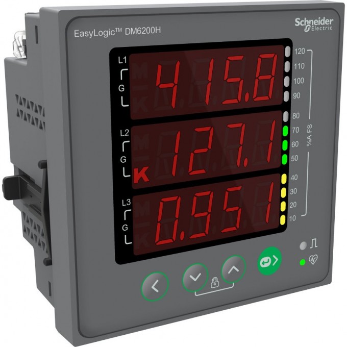 Многофункциональный цифровой мультиметр SCHNEIDER ELECTRIC EASYLOGIC, Modbus RTU METSEDM6200HCL10RS